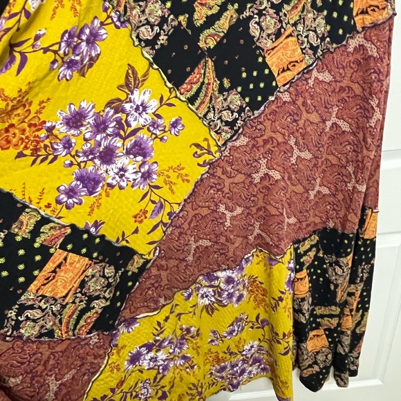 FREE PEOPLE Bohemian Patchwork Maxi Skirt - Picture 3 of 12